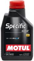 Моторное масло MOTUL SPECIFIC DEXOS2 5W-30 C3/SN, 1л