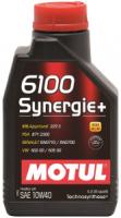 Моторное масло MOTUL 6100 Synergie + 10W-40 A3/SN, 1л