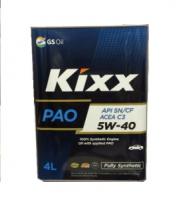 Моторное масло Kixx PAO 5W-40, 4л