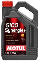Моторное масло MOTUL 6100 Synergie + 10W-40 A3/SN, 4л