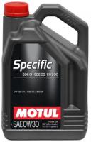 Моторное масло MOTUL SPECIFIC 506 01 / 506 00 / 503 00 0W-30, 5л