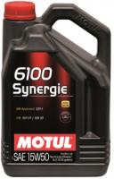Моторное масло MOTUL 6100 Synergie 15W-50, 4л
