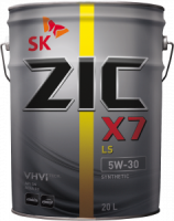 Моторное масло ZIC X7 LS 5W-30, 20л