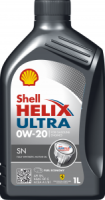 Моторное масло Shell Helix Ultra 0W-20 SN, 1л
