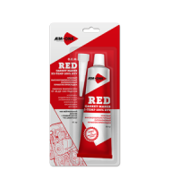 AIM-ONE Герметик красный для прокладок 85гр