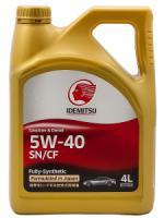Моторное масло IDEMITSU Fully-Synthetic SN/CF 5W-40, 4л