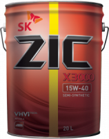 Моторное масло ZIC X3000 15W-40, 20л