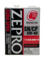 Моторное масло IDEMITSU 5W-40 ZEPRO Euro Spec SN/CF 4л