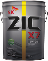 Моторное масло ZIC X7 Diesel 5W-30, 20л